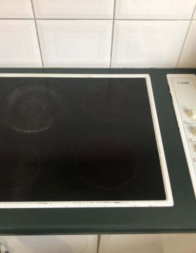 After - install cooktop with stainless steel panel in a client's Holden Hill home
