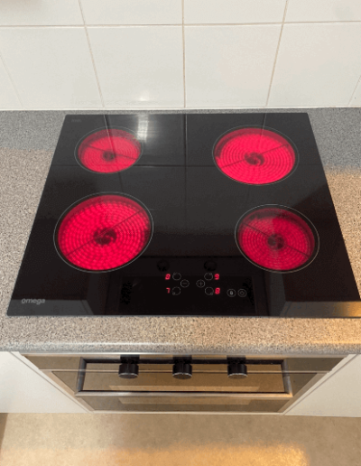Omega Cooktop Install for a client in Adelaide
