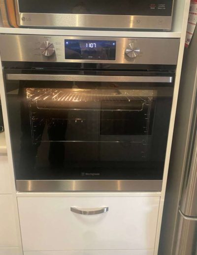 Installed Westinghouse multifunction oven for customer at Lightsview